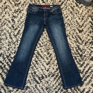 BONGO Women's Indigo Boot Cut Jeans